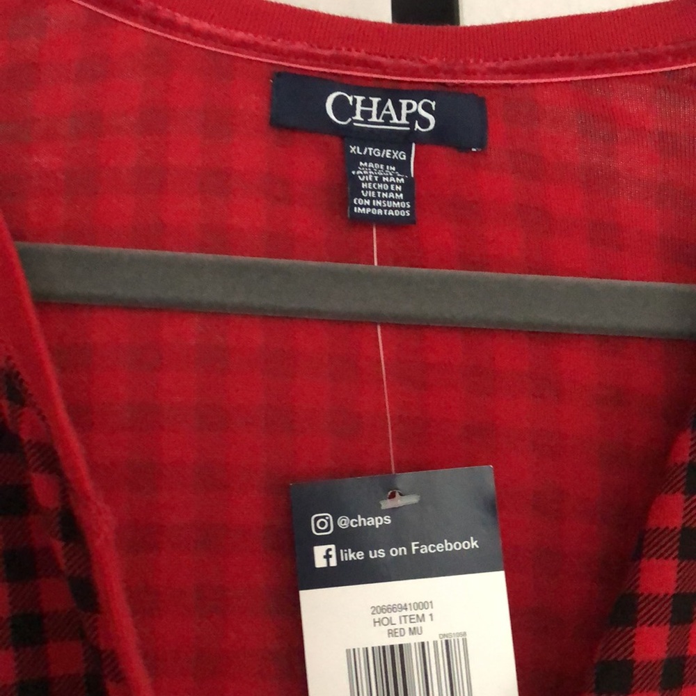 Chaps, Size X-Large Long Sleeve Shirt, NWT - Picture 2 of 7